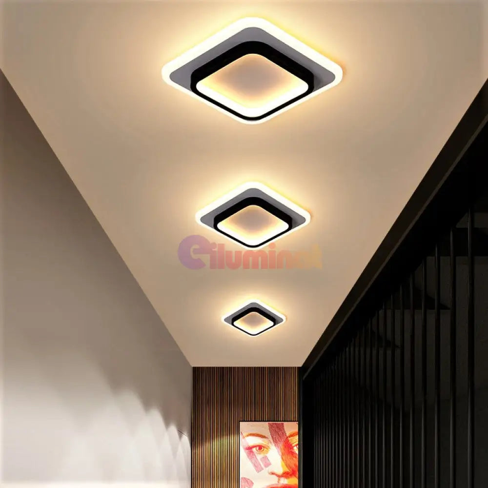 Lustra Led 44W Loki Square Echivalent 200W Lighting Fixtures