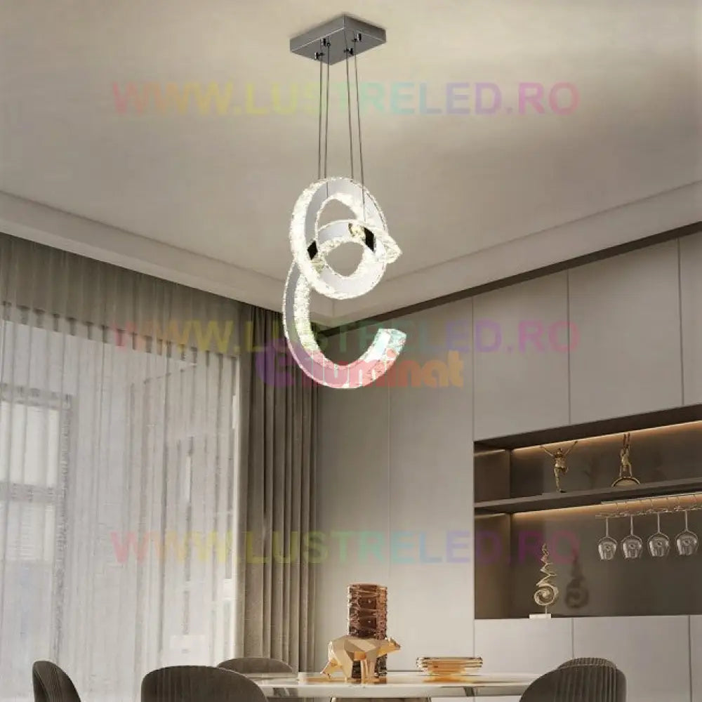 Lustra Led 50W Cristal Codex Telecomanda Lighting Fixtures