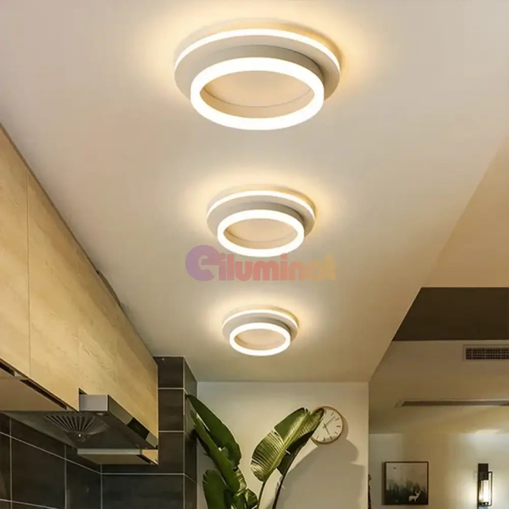 Lustra Led 50W Ring Alb Echivalent 200W Lighting Fixtures