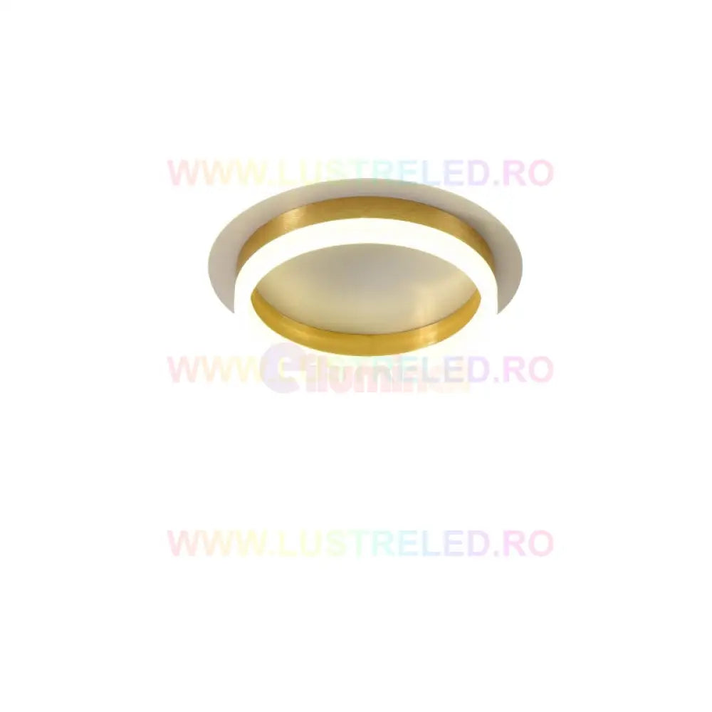 Lustra Led 50W Ring Gold Echivalent 200W Lighting Fixtures