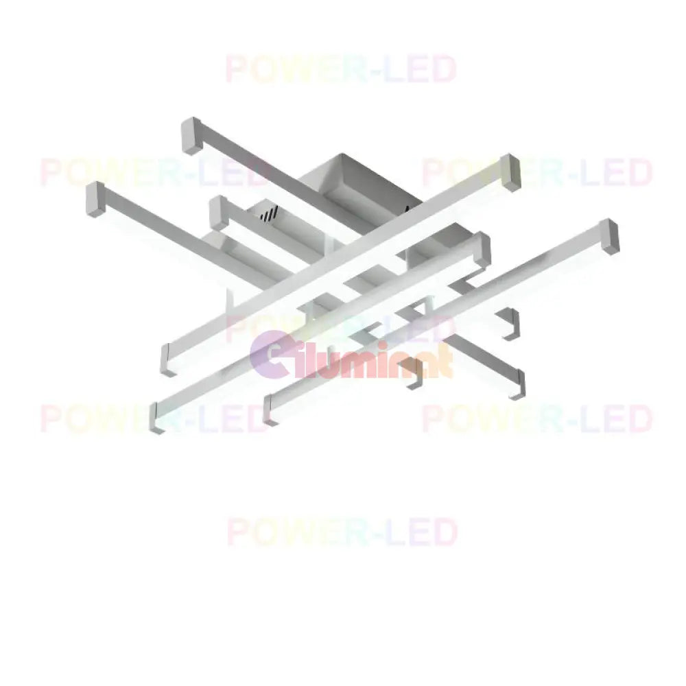 Lustra Led 120W 6 Lines Design Alba Smart Echivalent 500W Lighting Fixtures
