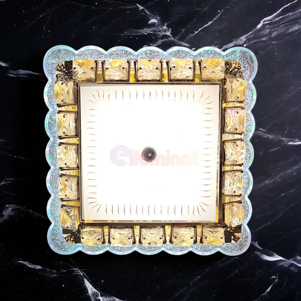 Lustra Led 64W Colorfull Glass Echivalent 300W Lighting Fixtures