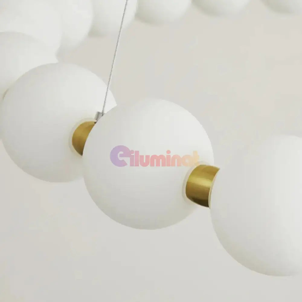 Lustra LED 24×2W MAT GOLD G3974-10 + 1 cu Telecomanda AURIE / ABAJUR Chandeliers