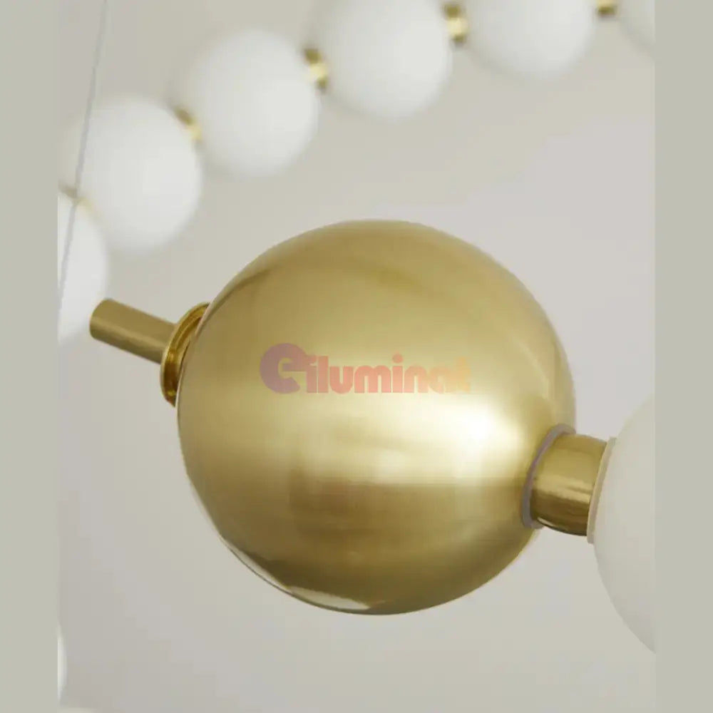 Lustra LED 24×2W MAT GOLD G3974-10 + 1 cu Telecomanda AURIE / ABAJUR Chandeliers