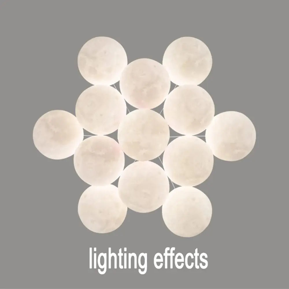 Lustra Abajur Mat Gold Moonlight Chandeliers