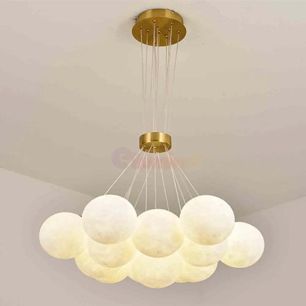 Lustra Abajur Mat Gold Moonlight Chandeliers