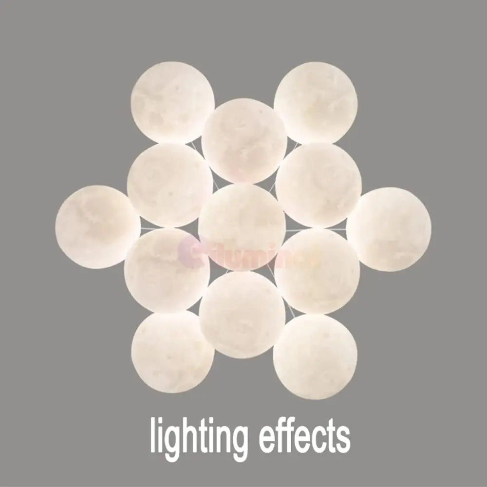 Lustra Abajur Mat Gold Moonlight Chandeliers