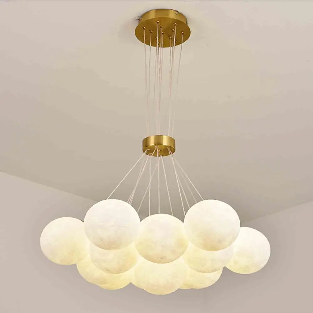 Lustra Abajur Mat Gold Moonlight Chandeliers