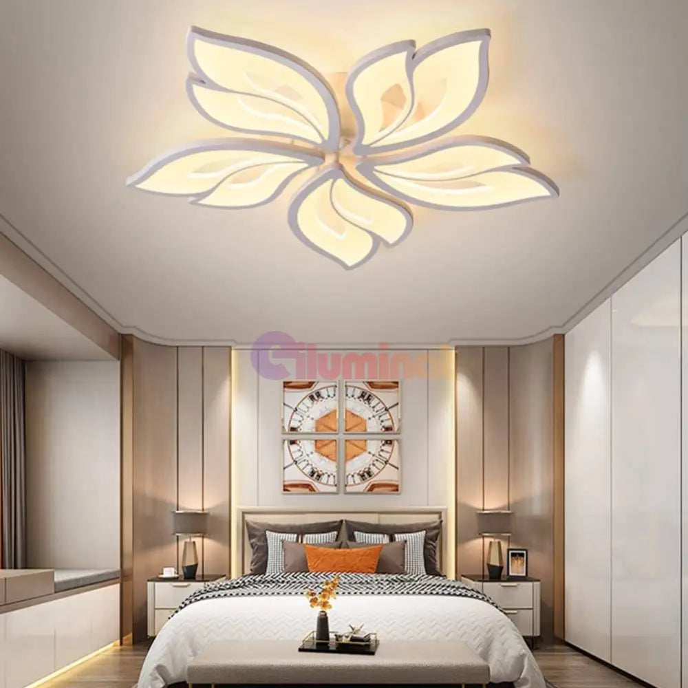 Lustra Led 120W Anemone Telecomanda Echivalent 450W Lighting Fixtures