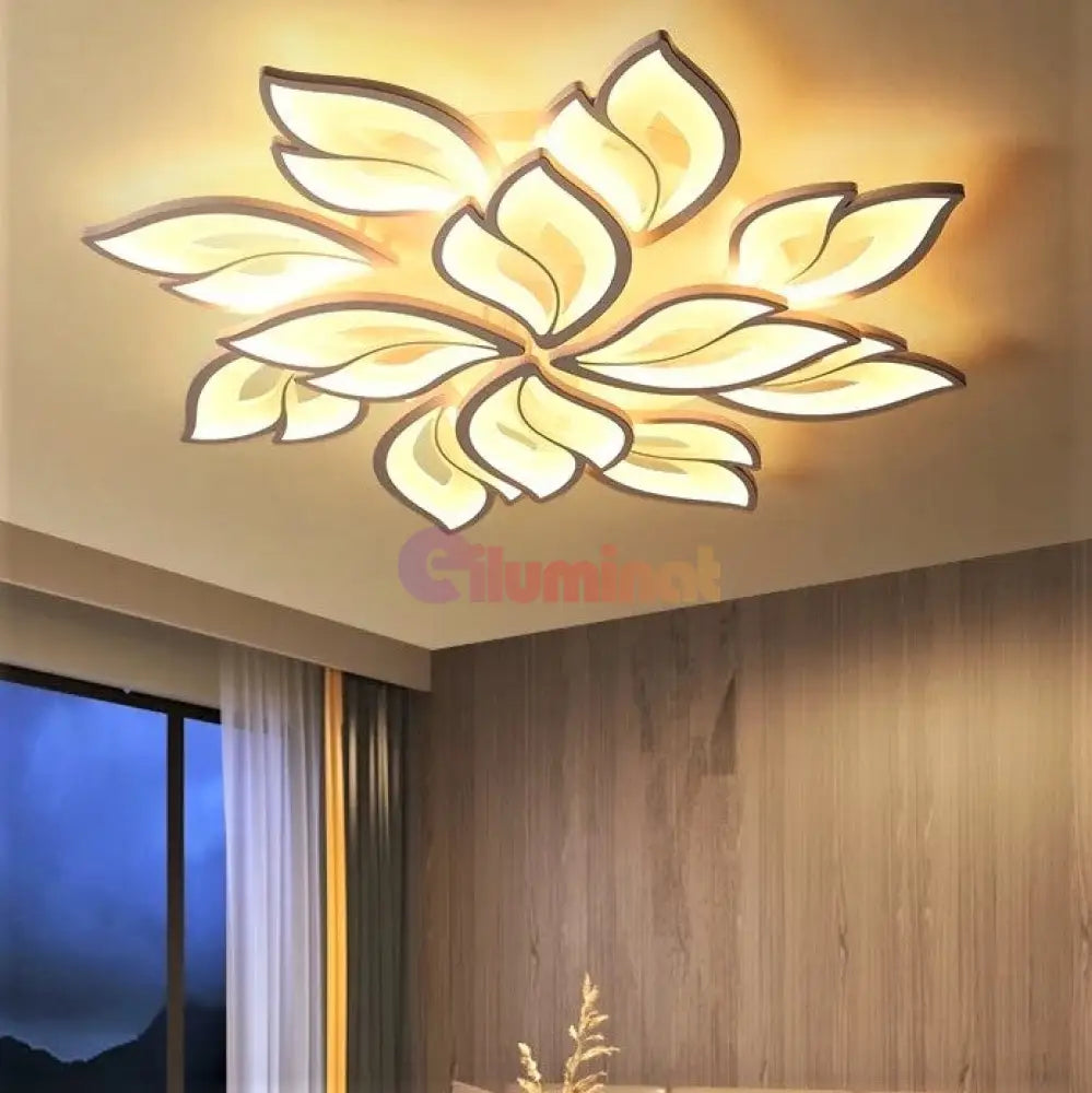 Lustra Led 264W Anemone Grande Echivalent 1000W Telecomanda Chandeliers