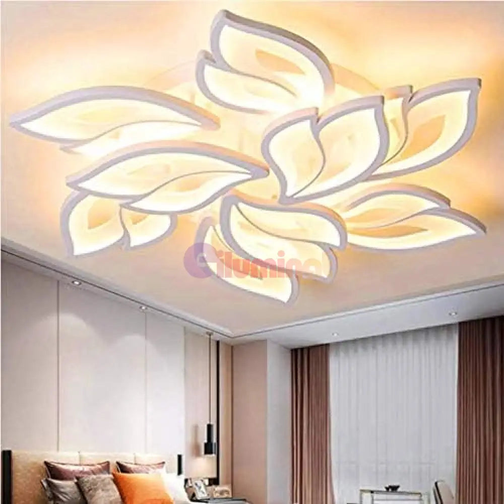 Lustra Led Anemone Grande Echivalent 800W Telecomanda Lighting Fixtures