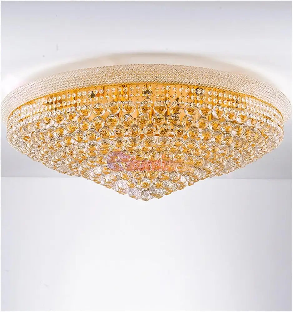 Lustra LED Aplicata Crystal Dome Telecomanda si RGB Chandeliers