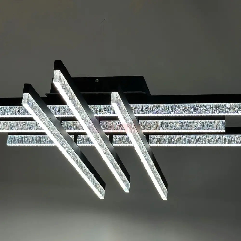Lustra LED Aplicata Mira WG5131-6A NEAGRA / CRISTAL Chandeliers