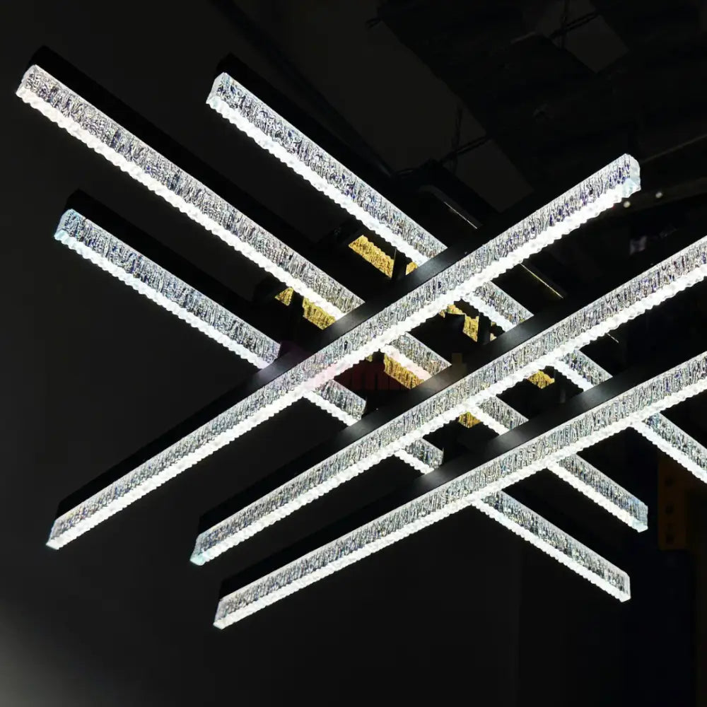 Lustra LED Aplicata Mira WG5131-6A NEAGRA / CRISTAL Chandeliers