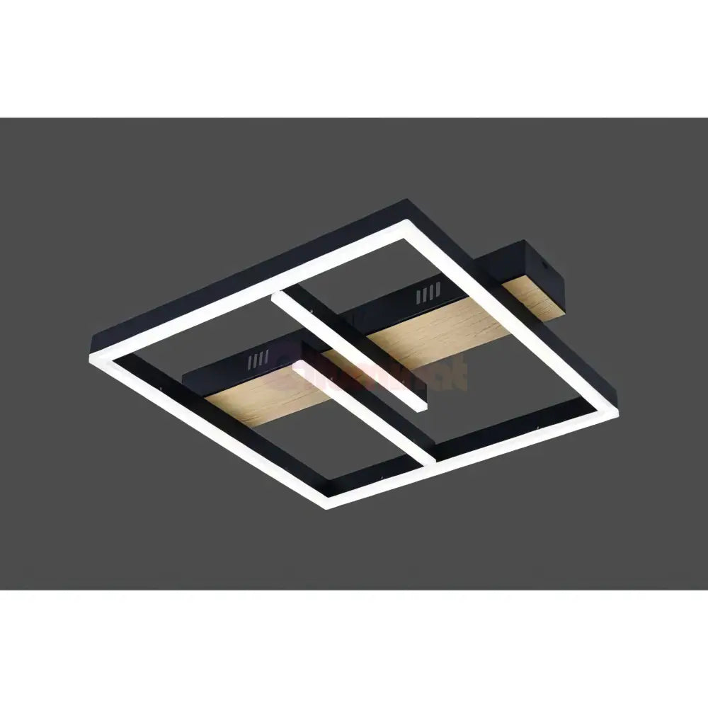 Lustra LED Zenn Telecomanda Wifi 2.4G Black 3 Culori G4218 NEAGRA / SQUARE DESIGN Lighting Fixtures