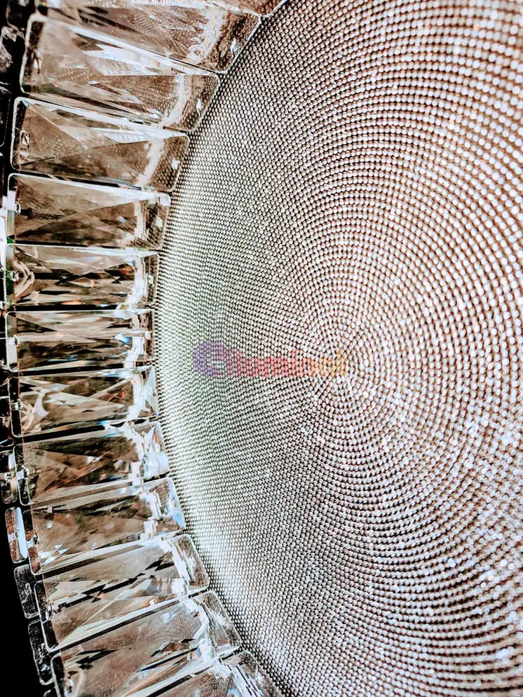 Lustra LED Argintie Splash Crystal Telecomanda Chandeliers Crystal