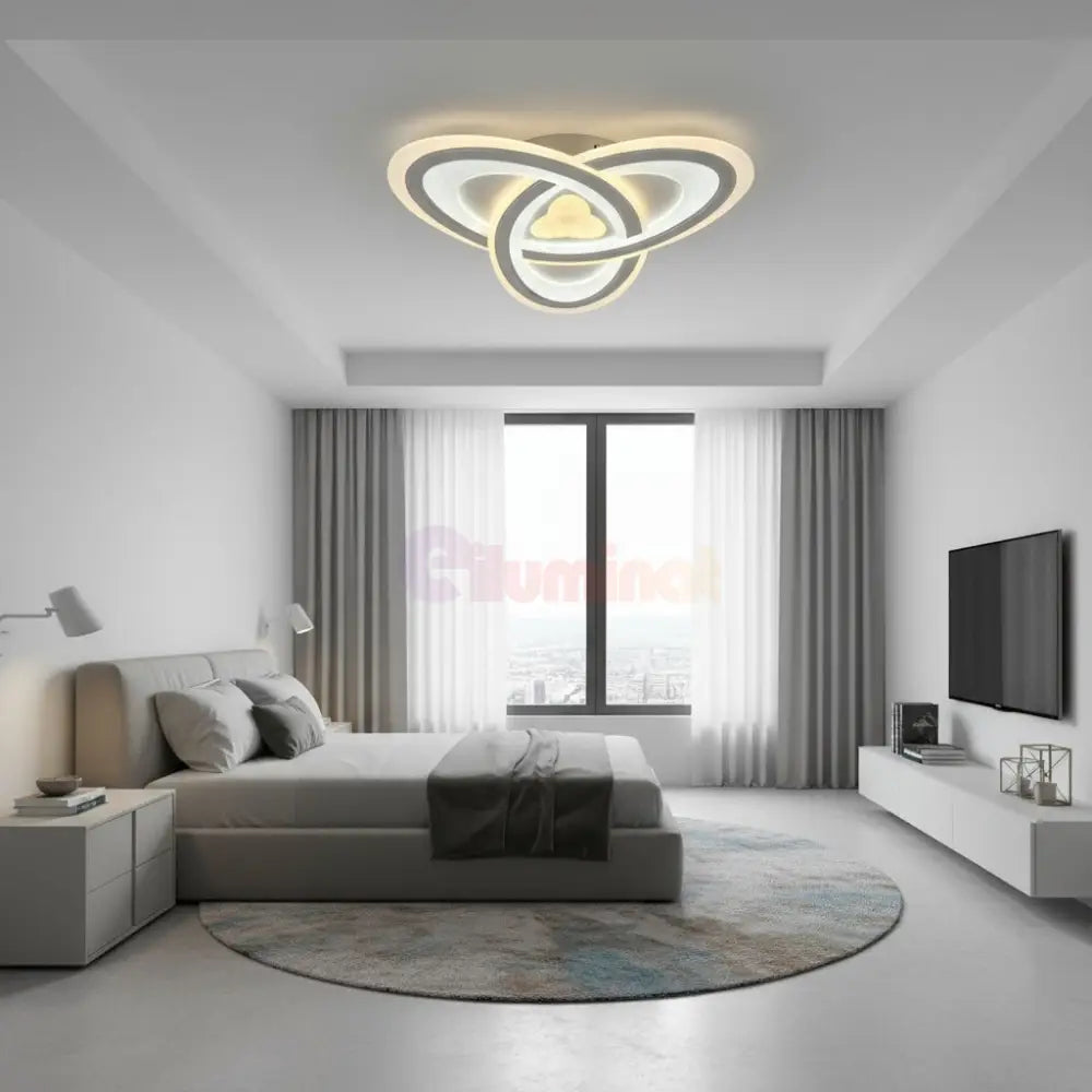 Lustra LED ATOM Echivalent 800W Telecomanda Lighting Fixtures