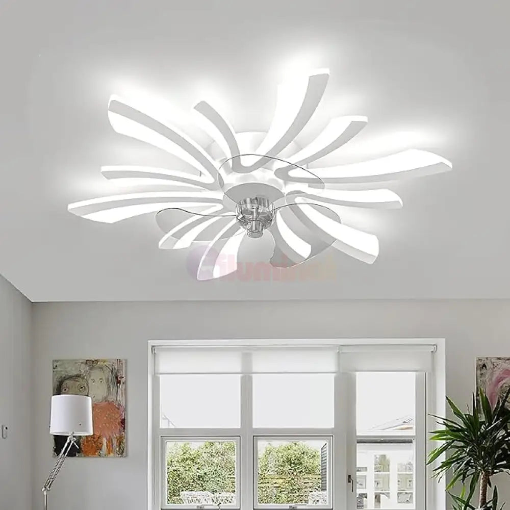 Lustra LED cu Ventilator si Telecomanda R9163/5 ALBA / VENTILATOR Lighting Fixtures