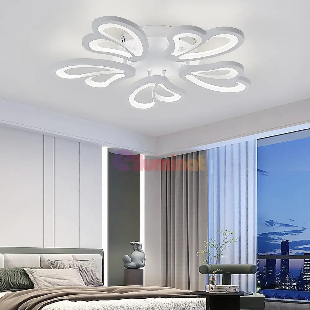 Lustra Led 130W Clio Smart Plus Telecomanda Echivalent 500W Lighting Fixtures