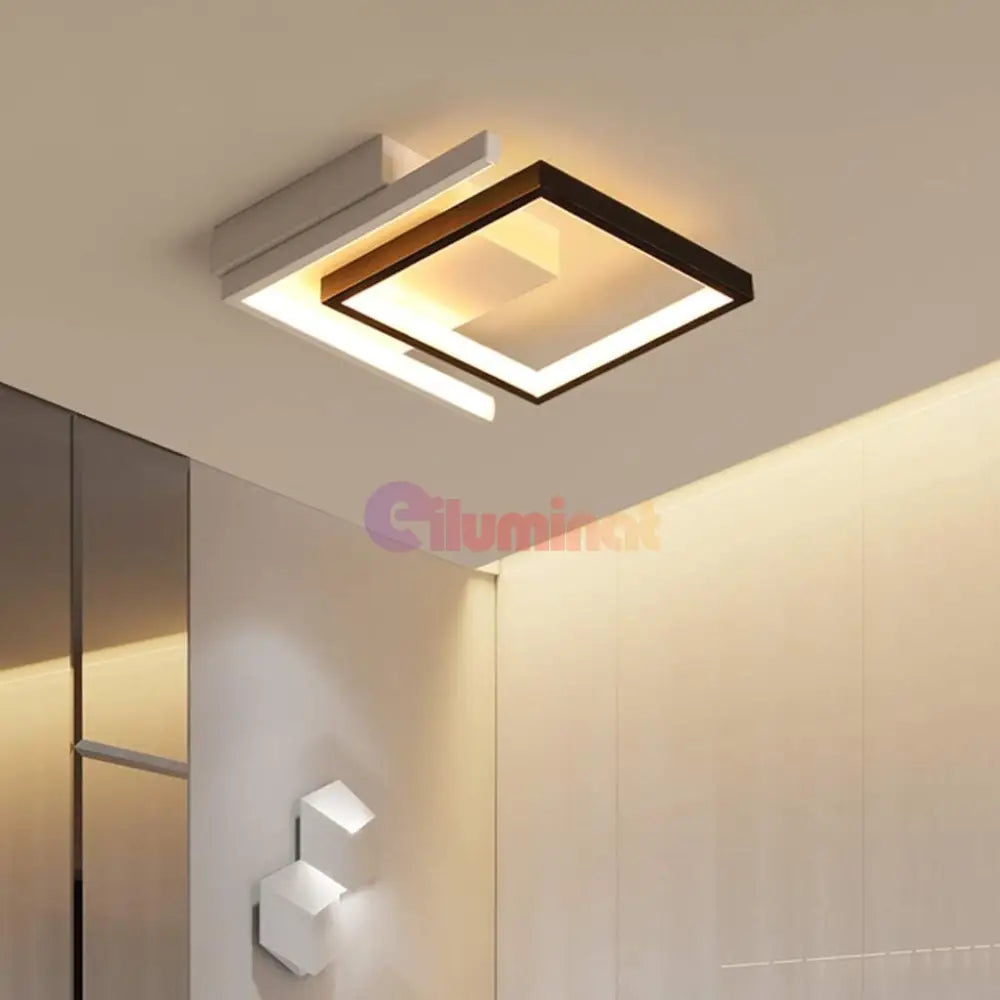 Lustra Led Combo Square 3 Functii Echivalent 200W Lighting Fixtures