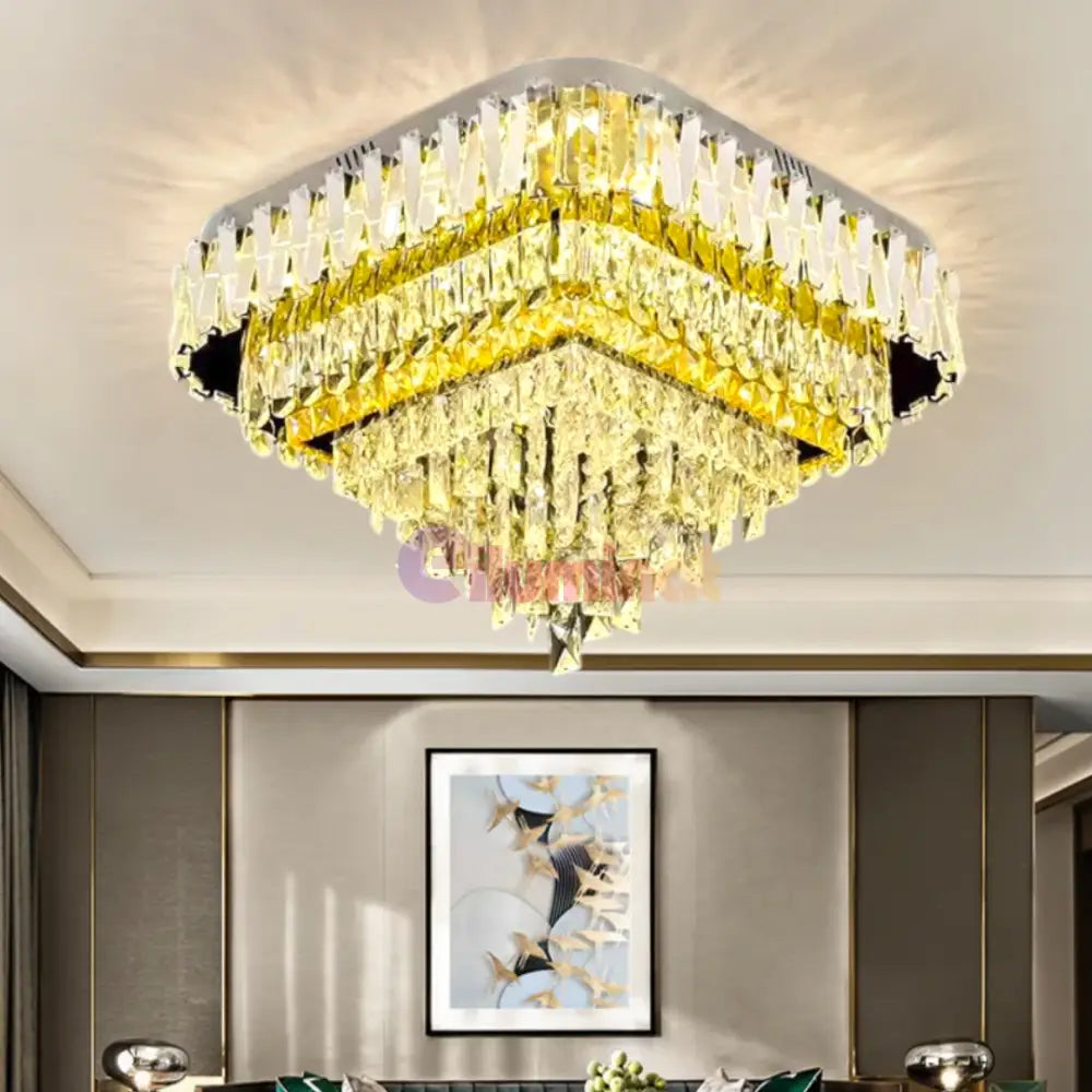 Lustra LED Aplicata Infinite Elegance Telecomanda Chandeliers
