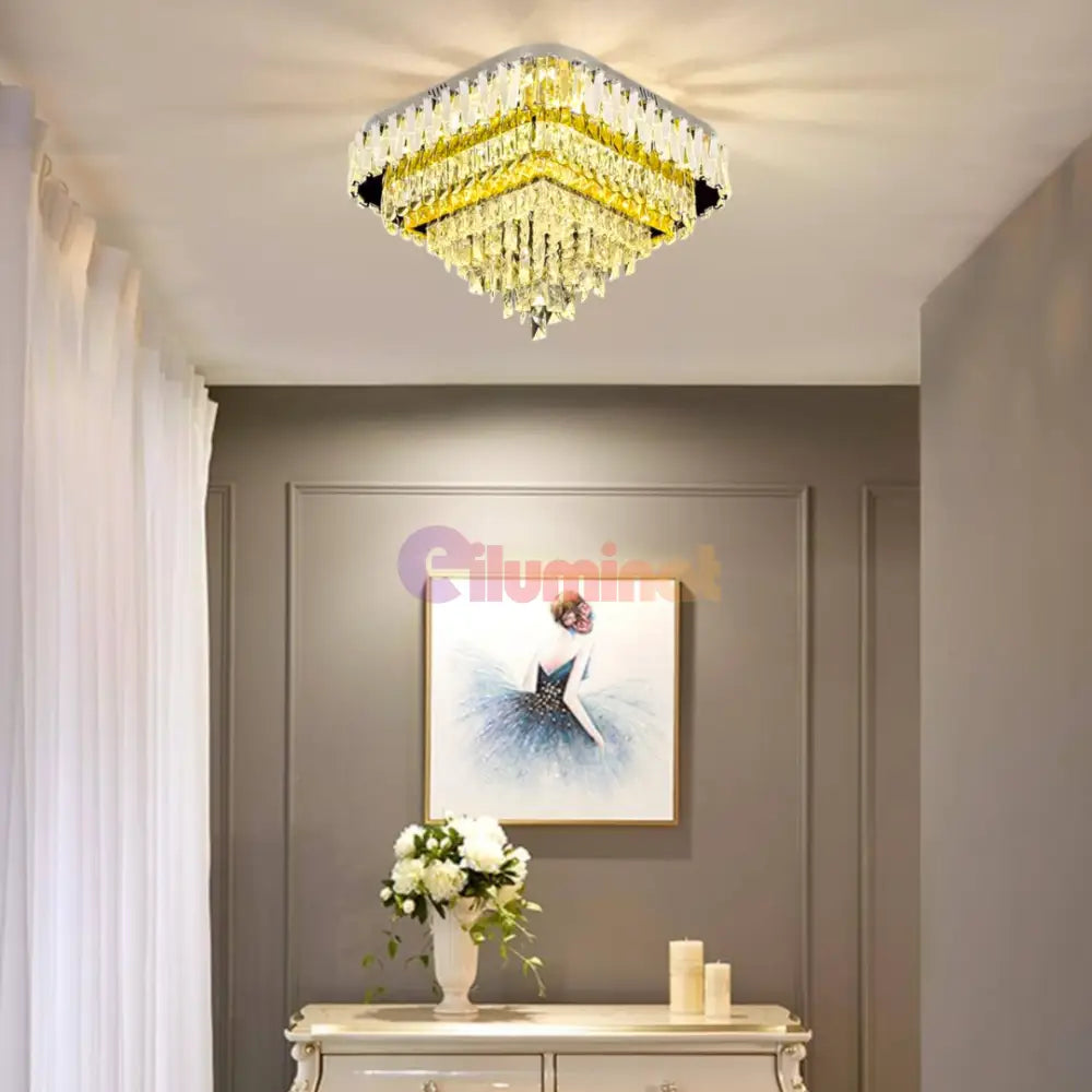 Lustra LED Aplicata Infinite Elegance Telecomanda Chandeliers