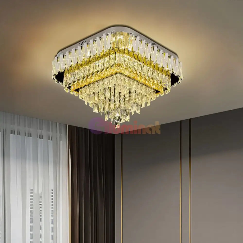 Lustra LED Aplicata Infinite Elegance Telecomanda Chandeliers
