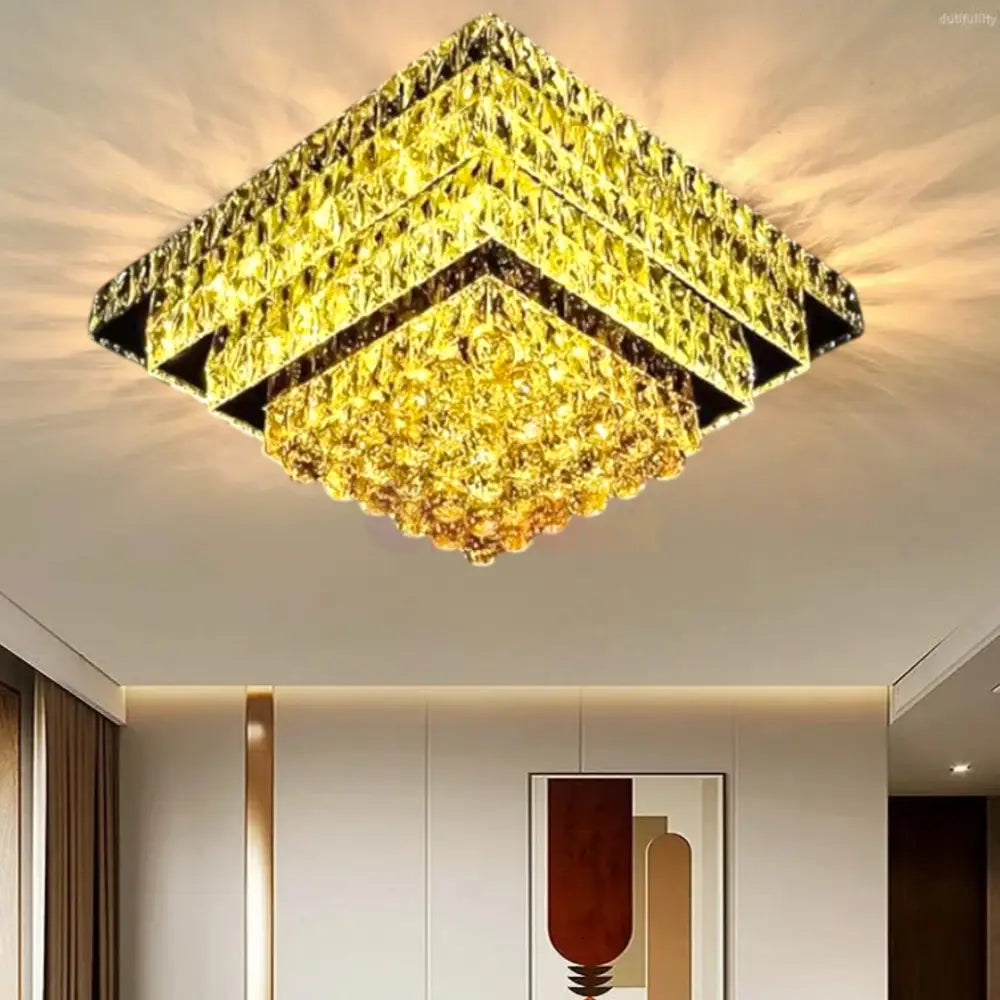 Lustra LED Aplicata Imperial Cristal Telecomanda Chandeliers
