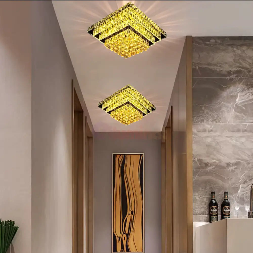 Lustra LED Aplicata Imperial Cristal Telecomanda Chandeliers