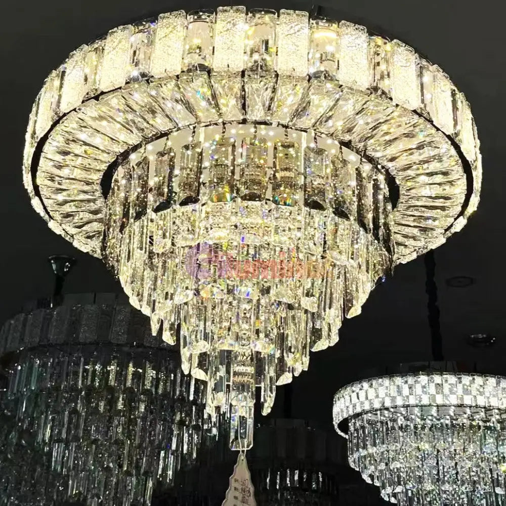 Lustra LED Cristal Galadriel Echivalent 800W Telecomanda Lighting Fixtures