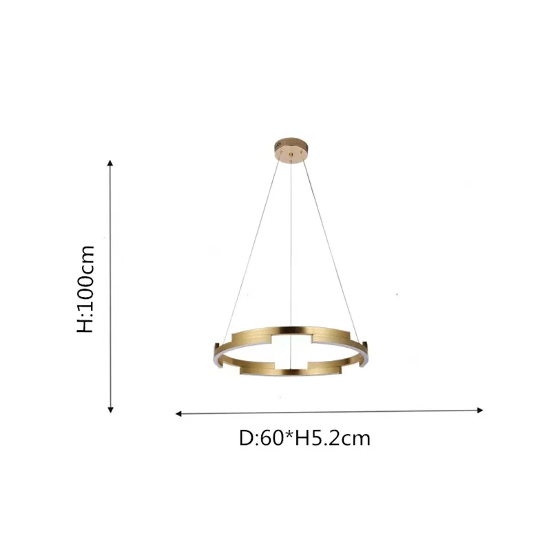 Lustra LED Orbis Cu Telecomanda Wifi 2.4G 3 Culori Black NEAGRA / SUSPENDATE / 60CM Lighting Fixtures