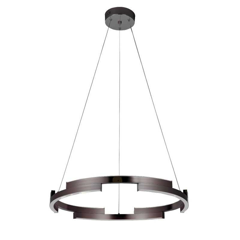 Lustra LED Orbis Cu Telecomanda Wifi 2.4G 3 Culori Black NEAGRA / SUSPENDATE / 60CM Lighting Fixtures