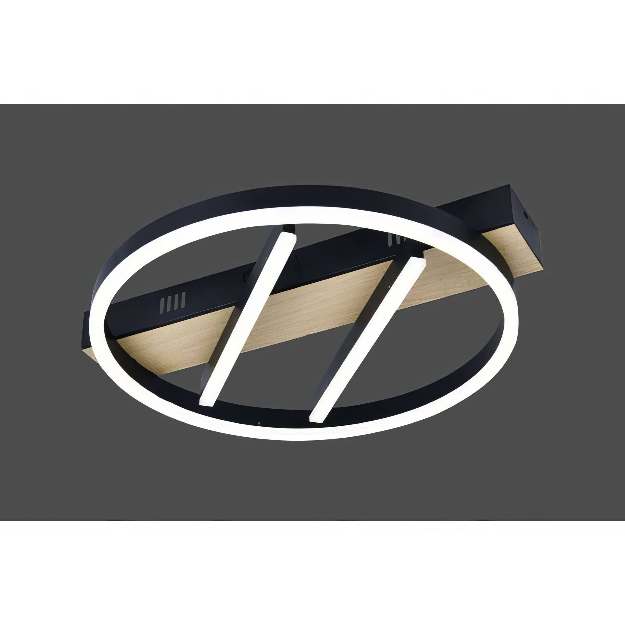 Lustra LED Zenn Telecomanda Wifi 2.4G Black 3 Culori G4217 NEAGRA / 45CM / CIRCLE DESIGN Lighting Fixtures