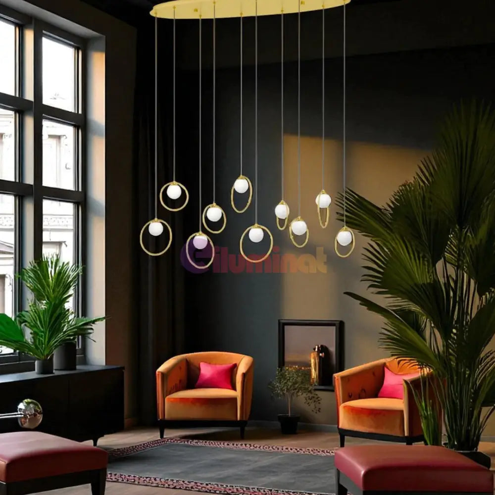 Lustra LED Suspendata Abajur PORTOCOLOM 390347 AURIE / SUSPENDATE Chandeliers