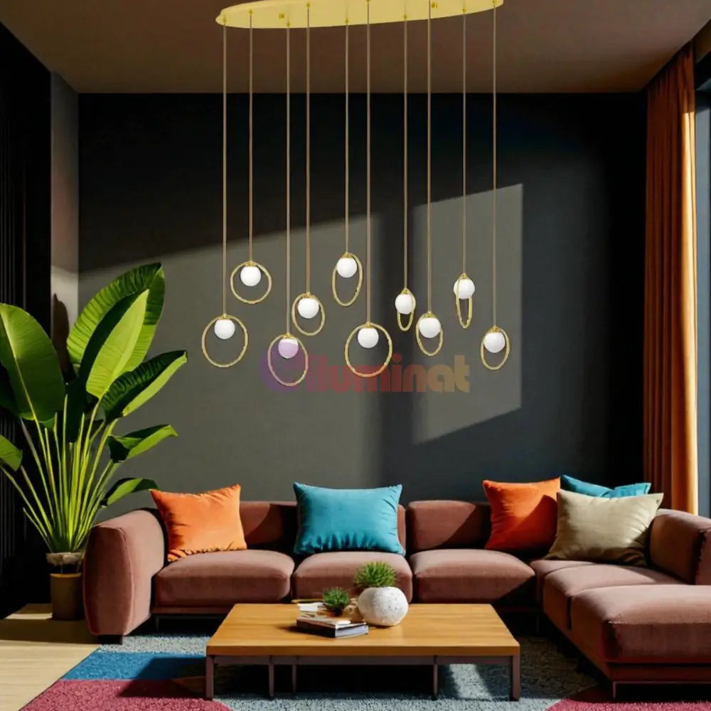 Lustra LED Suspendata Abajur PORTOCOLOM 390347 AURIE / SUSPENDATE Chandeliers