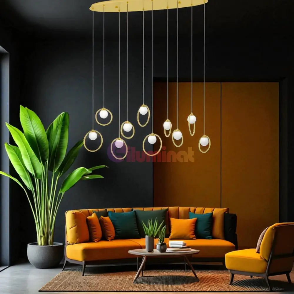 Lustra LED Suspendata Abajur PORTOCOLOM 390347 AURIE / SUSPENDATE Chandeliers