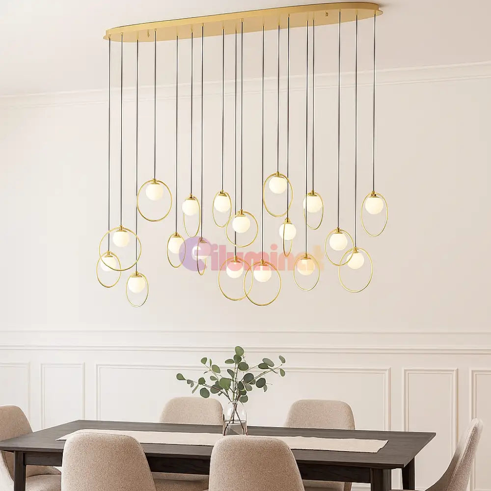Lustra LED Dining Suspendata Abajur PORTOCOLOM Luxury 17Elemente AURIE / SUSPENDATE Chandeliers