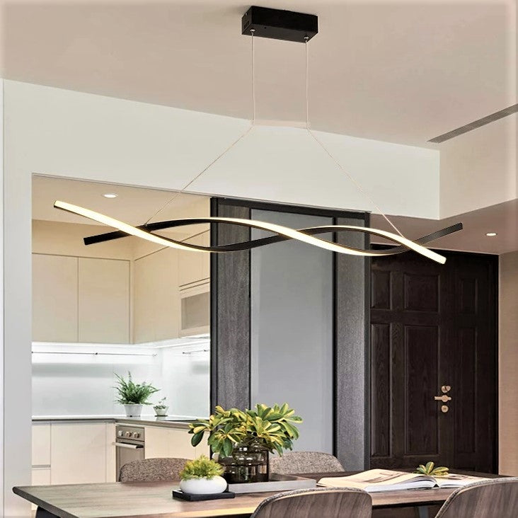 Lustra Led 60W Suspendata Black Swan Echivalent 300W Lighting Fixtures