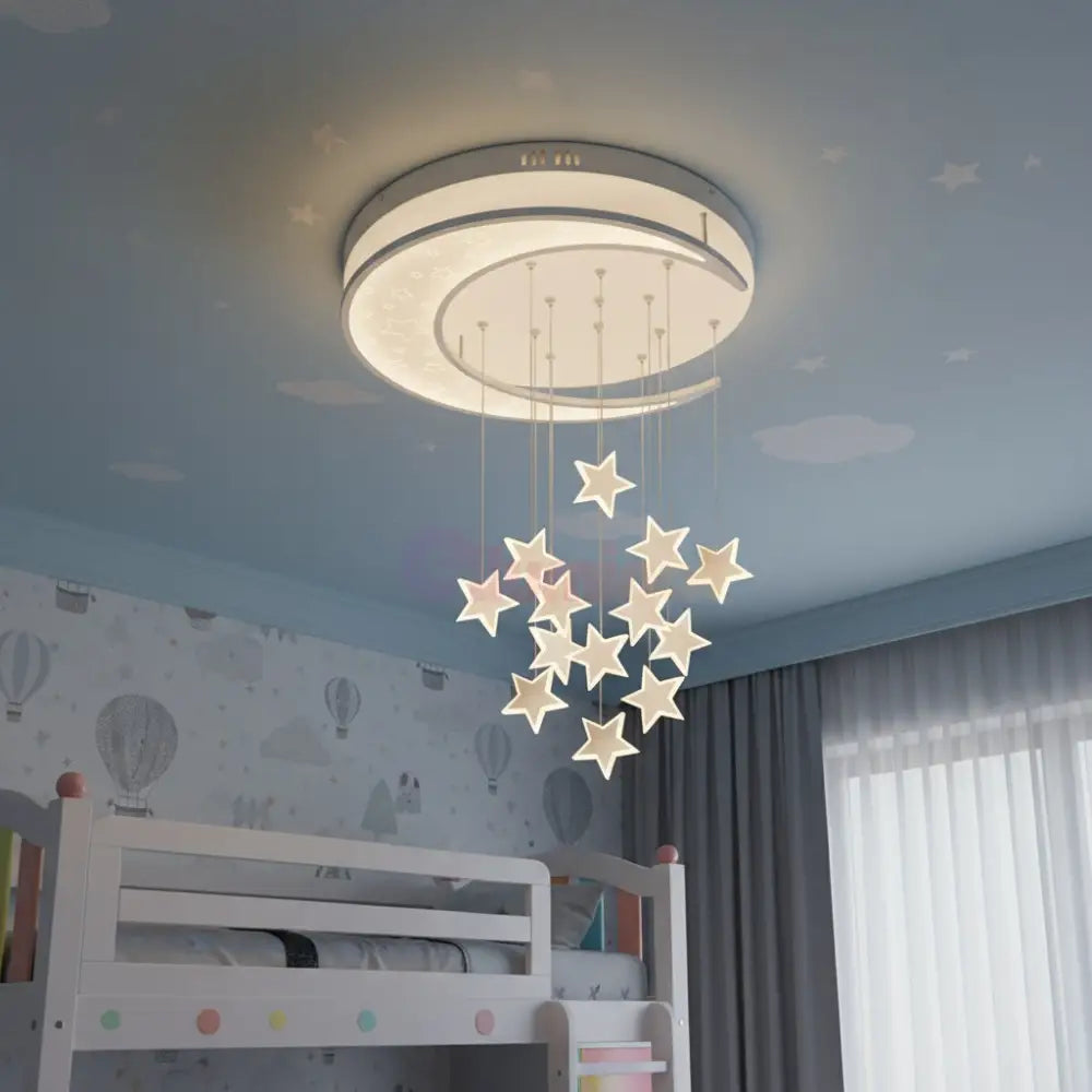 Lustra LED Dream Sky White Echivalent 300W Telecomanda Lighting Fixtures
