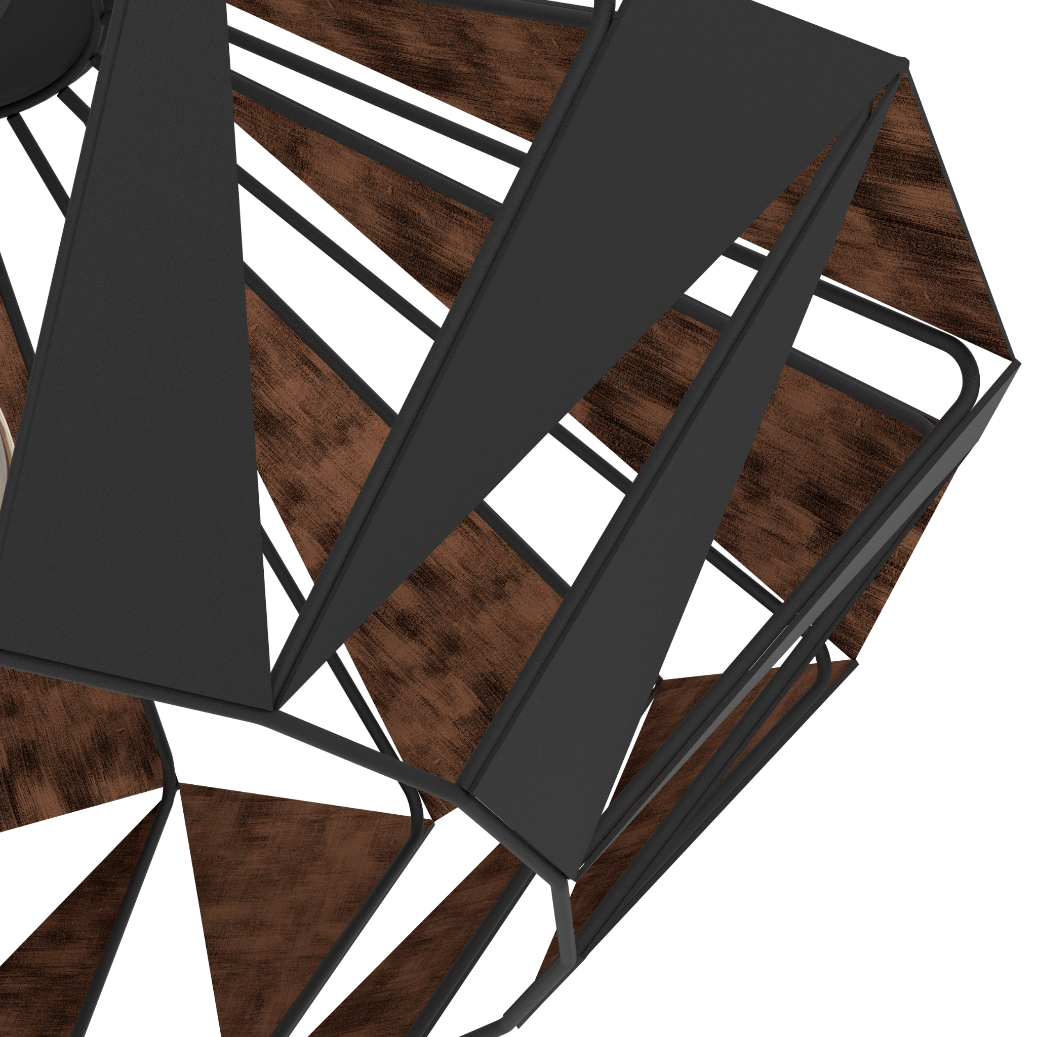 Lustra LED EGLO CARLTON 6 43399 NEAGRA / VINTAGE SI RETRO DESIGN Home & Garden