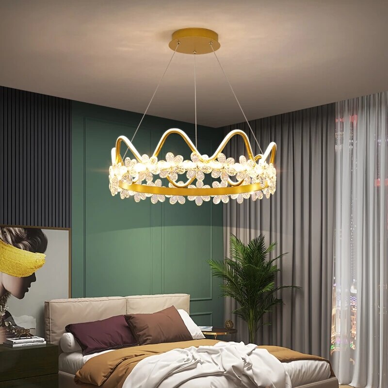 Lustra Led 95W Oberon Telecomanda Chandeliers