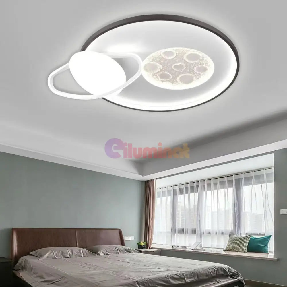 Lustra LED Full Moon Telecomanda Echivalent 600W MINIMALIST DESIGN / 50CM Lighting Fixtures