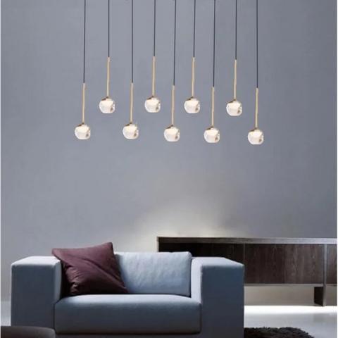 Lustra LED 36W GOLD Luxury Pendant C85001-9 Resigilat R3