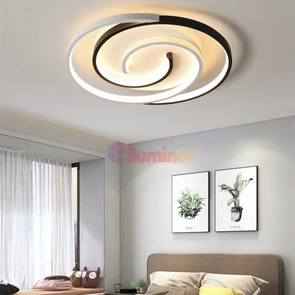 Lustra Led Gruya Ring Echivalent 500W Telecomanda Lighting Fixtures