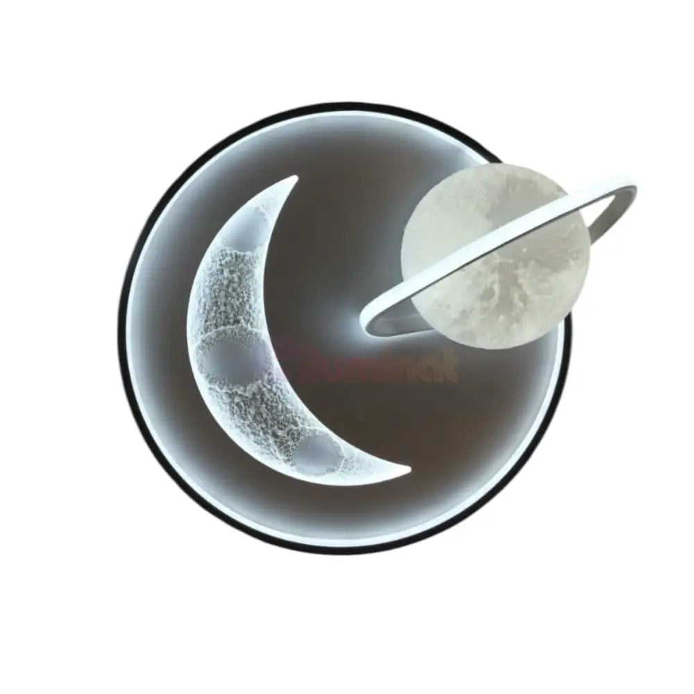 Lustra LED Half Moon Telecomanda Echivalent 600W MINIMALIST DESIGN / 50CM Lighting Fixtures
