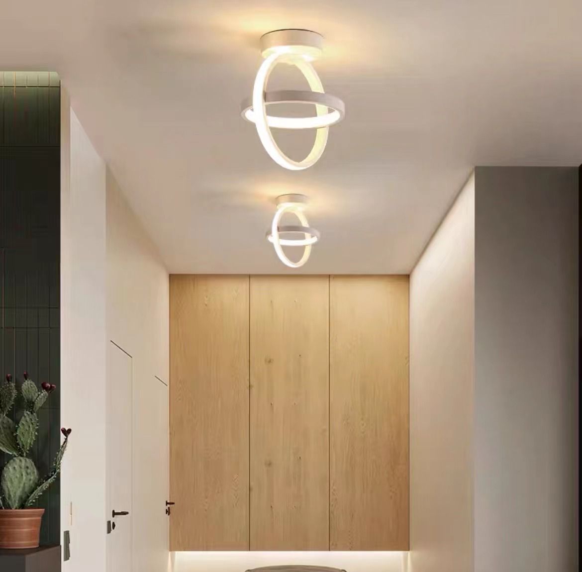 Lustra Led 23W Infinity Rings 3 Functii Led Ceiling Light