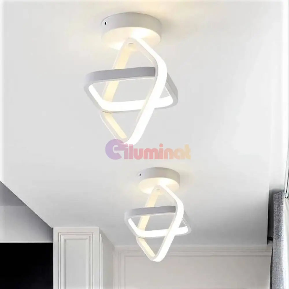 Lustra Led 26W Infinity Square 3 Functii Led Ceiling Light