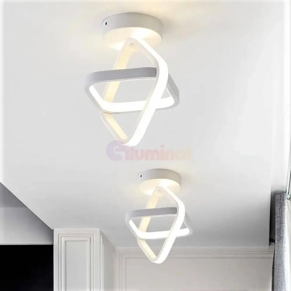 Lustra Led 26W Infinity Square 3 Functii Led Ceiling Light