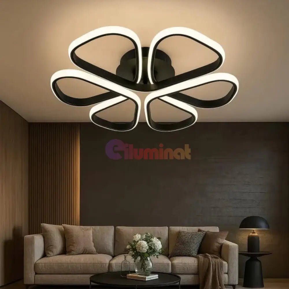 Lustra LED BLACK DESIGN 77250/1 NEAGRA / MINIMALIST DESIGN Lighting Fixtures