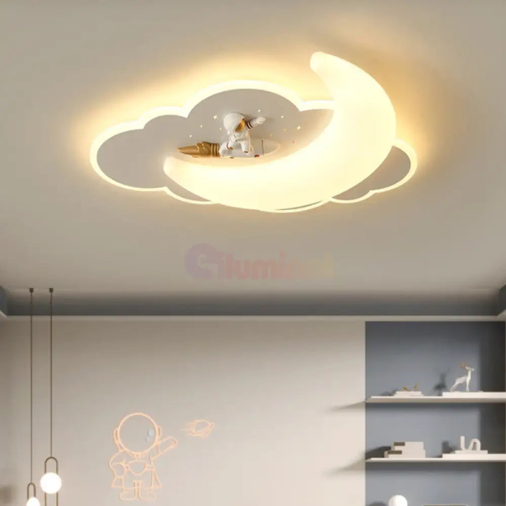 Lustra LED Kids Astronaut Echivalent 600W Telecomanda 55CM / KIDS Lighting Fixtures